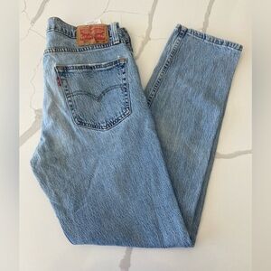 Men’s 502 Levi’s - light wash jeans